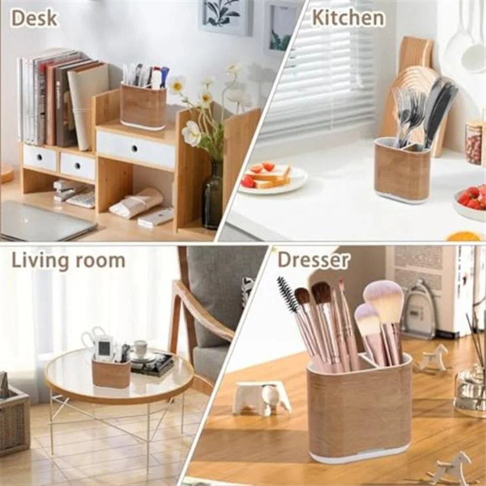 Toothbrush Holder Bathroom Organizer Electric Toothpaste Storage Caddy Kids Fami
